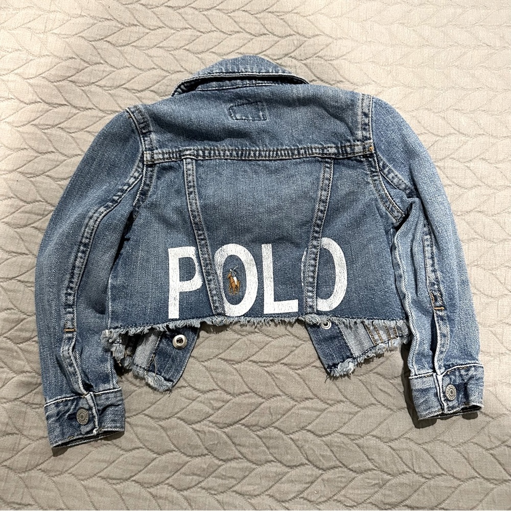 Cropped Polo jean jacket